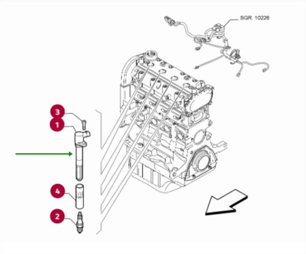 bobina igniçao fiat toro 1.8 46344869