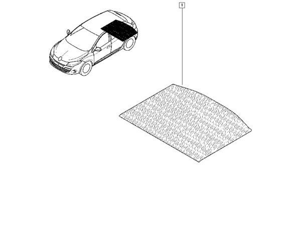 tapete porta malas renault fluence 7711428180