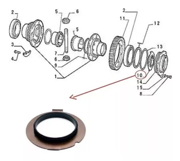 retentor defletor semi eixo fiat uno palio mobi tipo 7634888