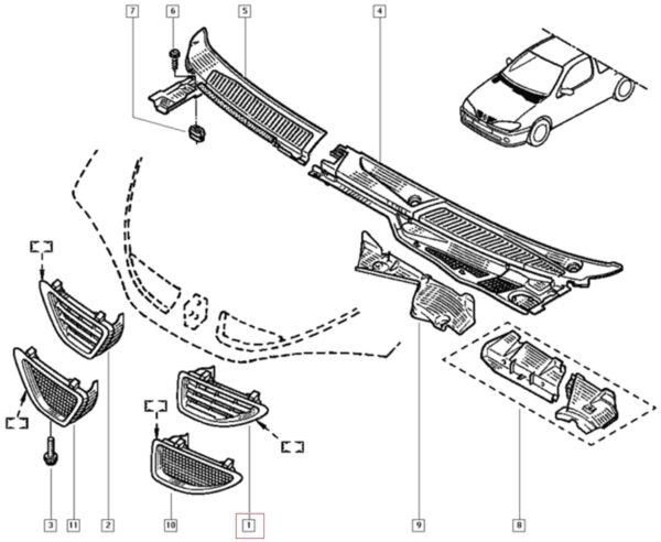 parafuso aço roscado banco renault megane 7703006348 (cópia)