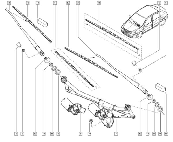 porca eixo dianteiro renault trafic 7703034240 (cópia)