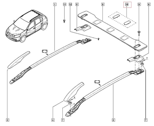 tampão do porta malas renault scenic 8200233019 (cópia)